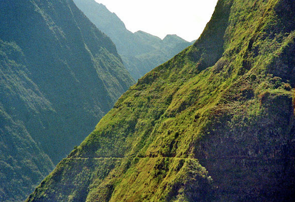 La Canalisation des Orangers - Carte de La Réunion